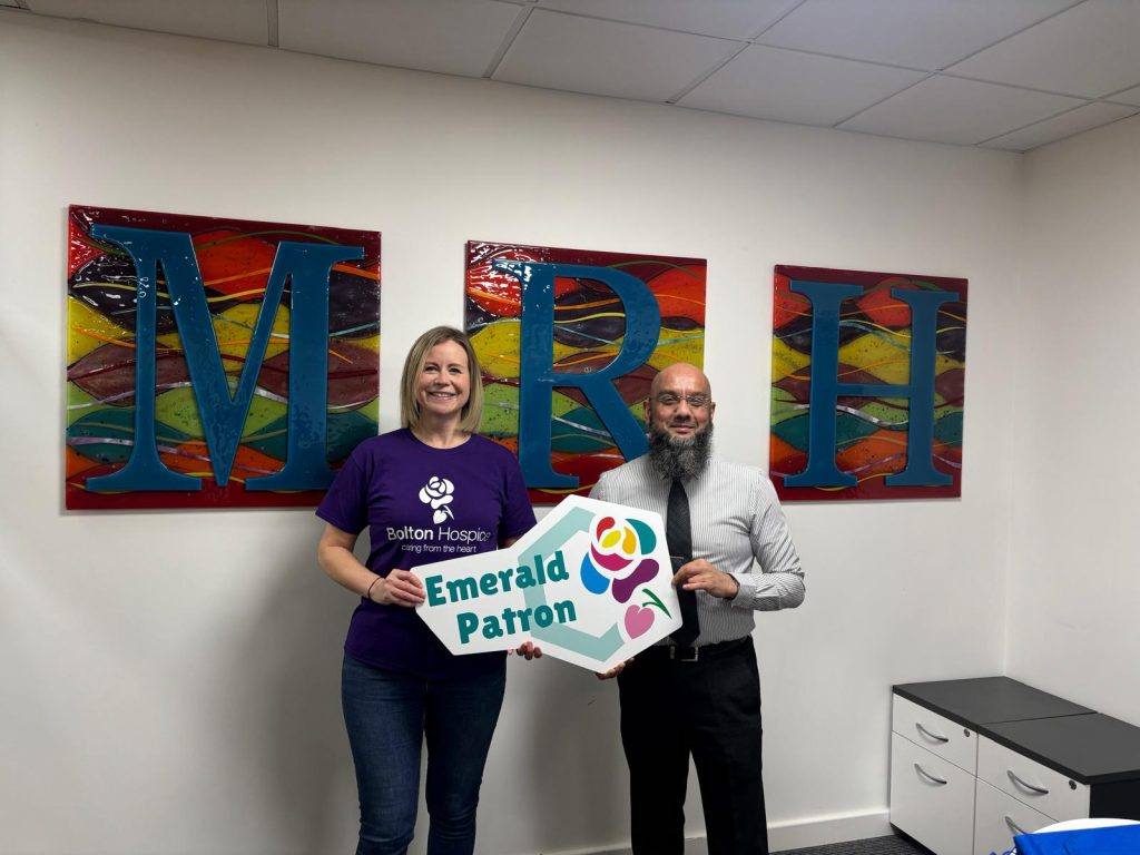 MRH Solicitors are proud patrons of Bolton Hospice