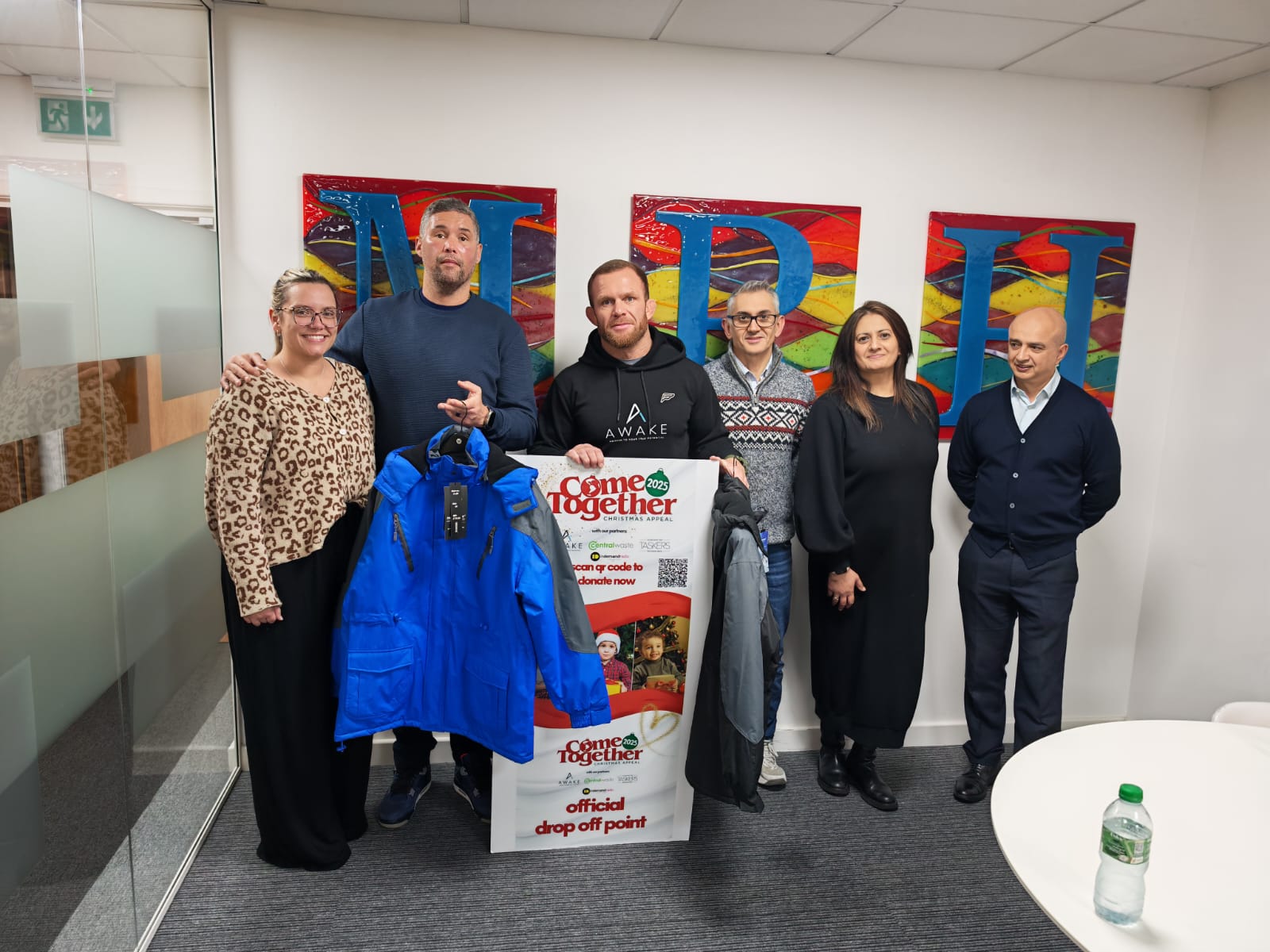 Supporting local charities ‘Come Together’ and ‘Homeless Aid UK’